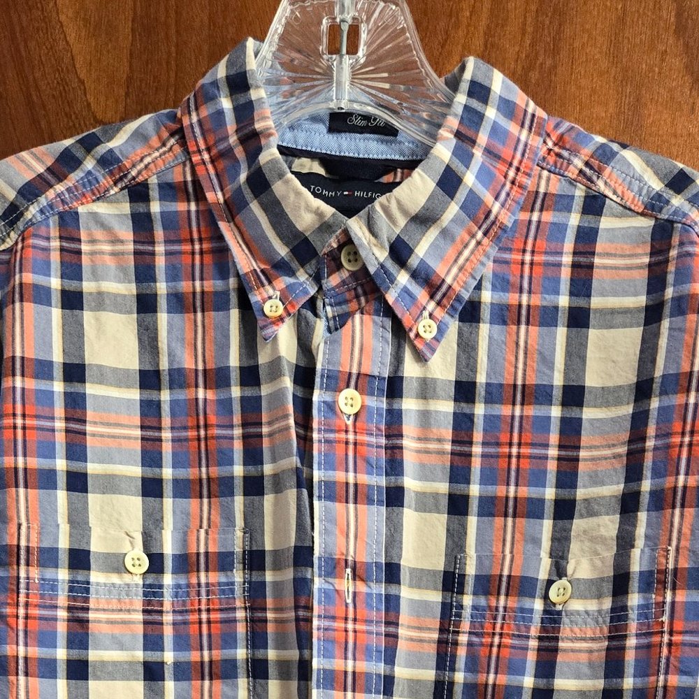 Tommy Hilfiger Men's long sleeve dress shirt slim fit